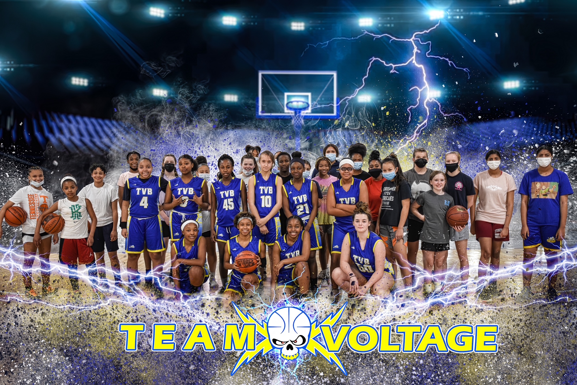 A digital picture of the Team Voltage